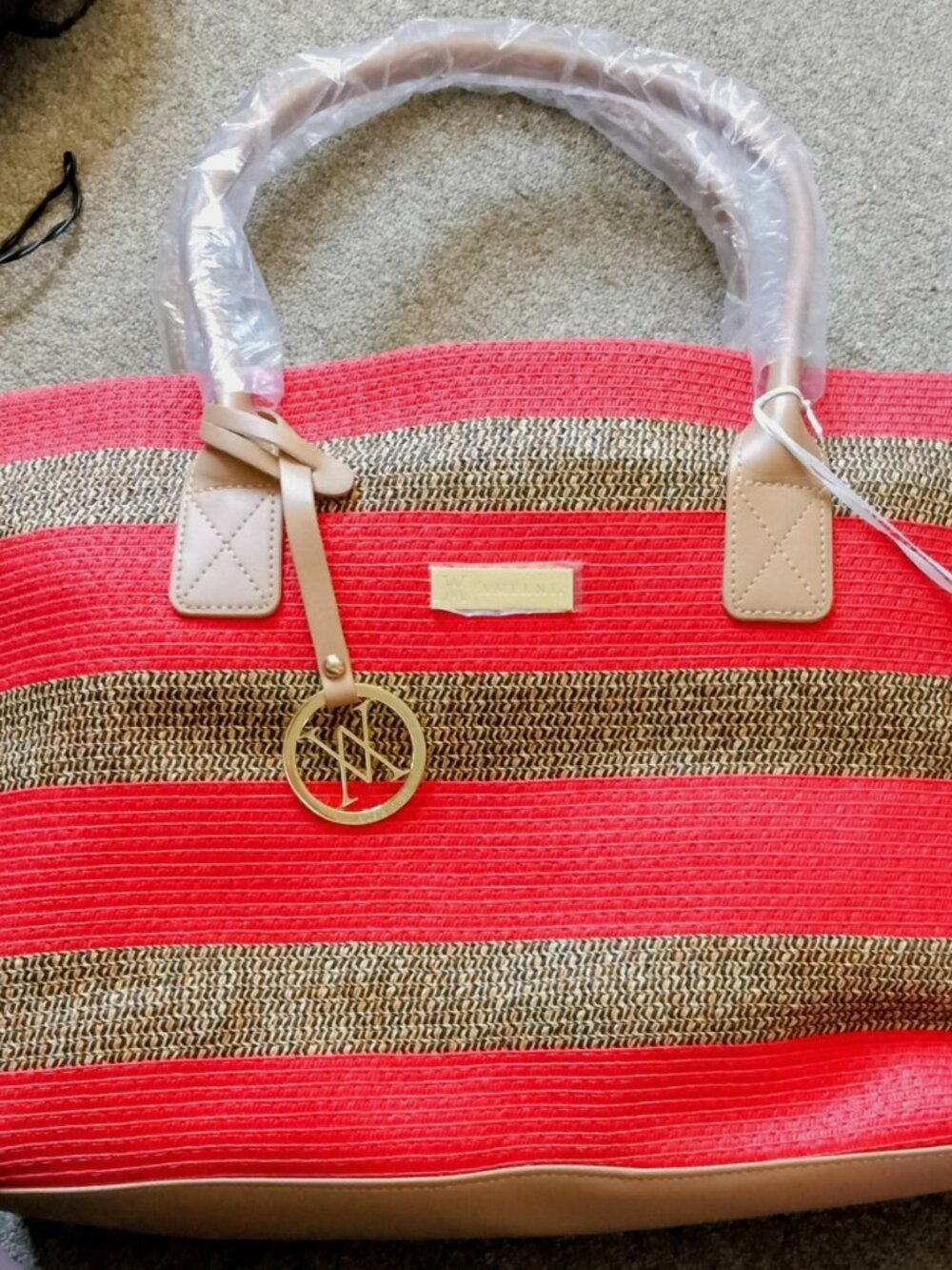 NWT Amiani Beach Bag Tote